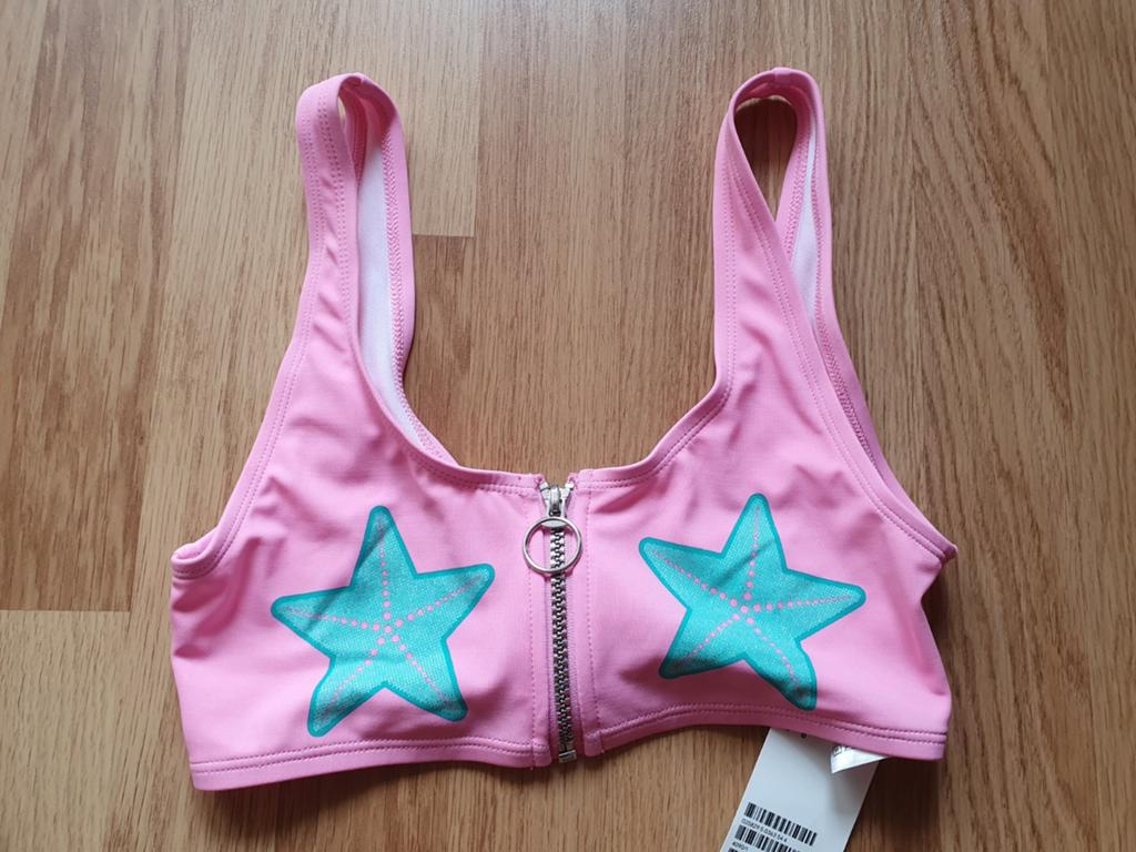 Roze bikinitop met zeesterren, maat 36, H&M Divided, Nieuw, Ophalen of Verzenden, Roze