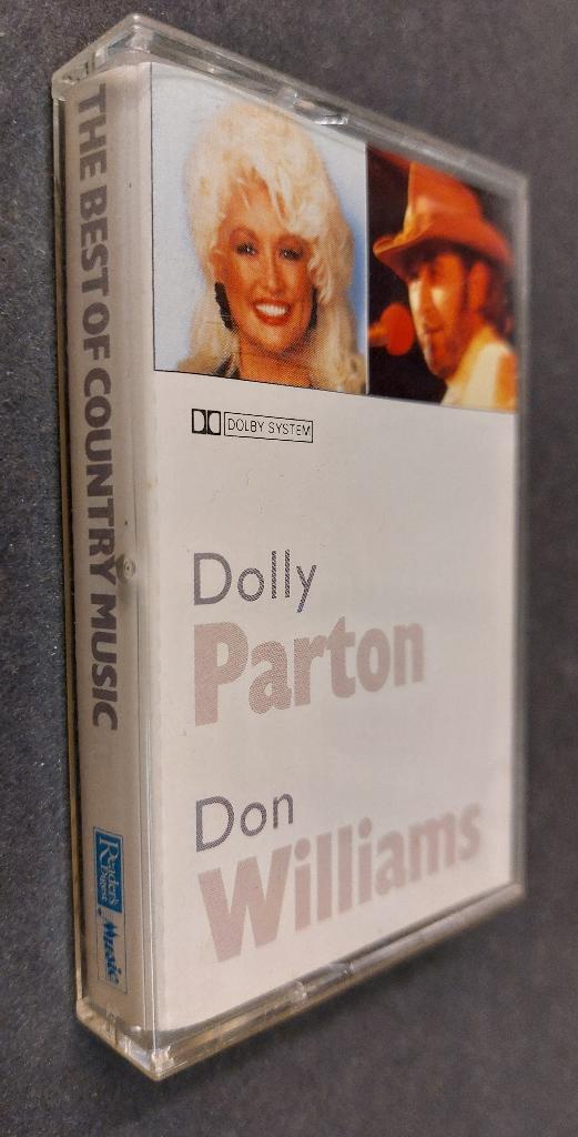 Dolly Parton CASSETTE Don Williams Best Of Country Music, Cd's en Dvd's, Cassettebandjes, Gebruikt, Verzenden, 1 bandje, Origineel