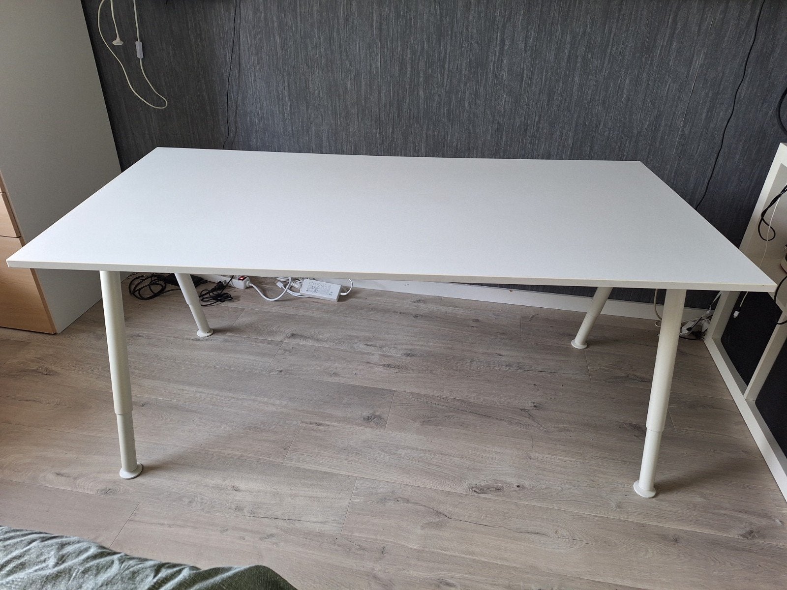 IKEA Galant Bureau Wit 160x80 cm, Ophalen, 160 cm, IKEA, Wit