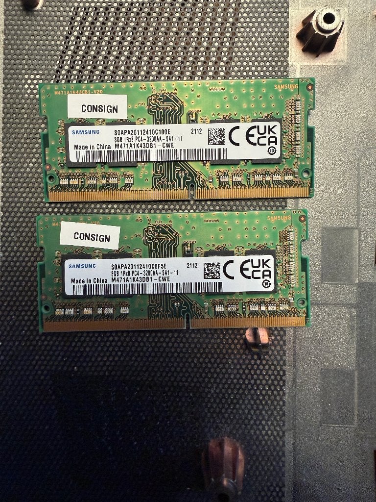 2 x 8 GB DDR4 RAM geheugen laptop, Computers en Software, Gebruikt, DDR4, 8 GB, Ophalen of Verzenden