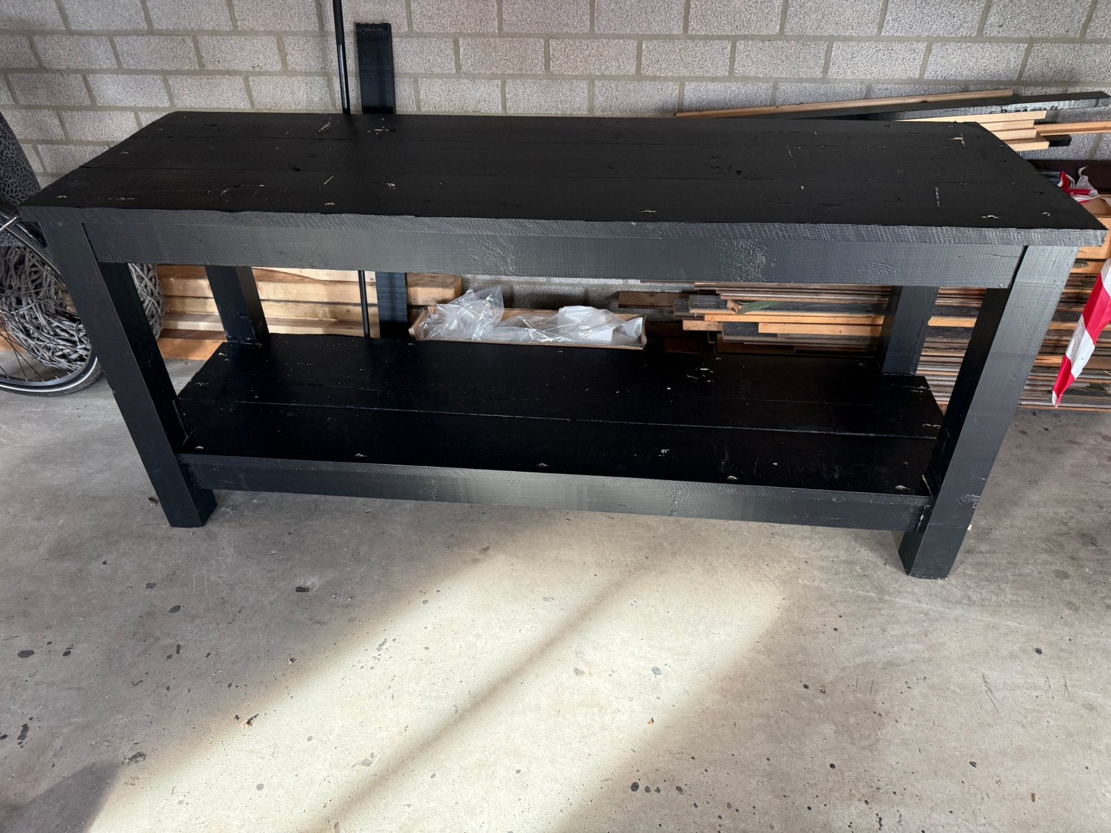Sidetabel voor buiten of binnen, Ophalen, Zo goed als nieuw, 150 tot 200 cm, 25 tot 50 cm