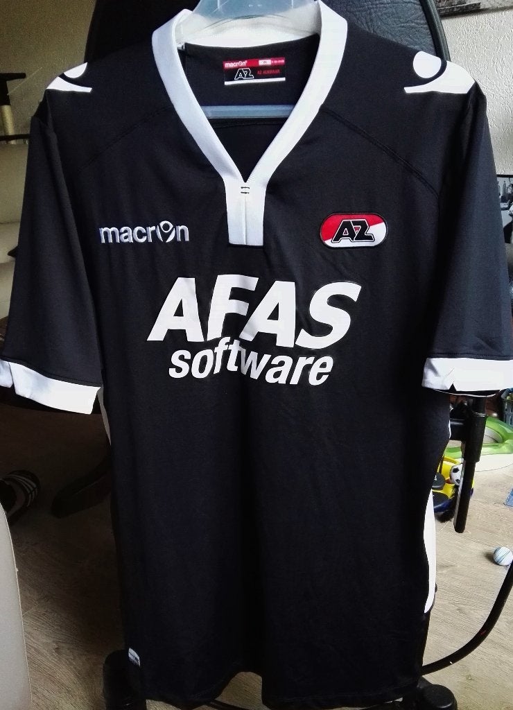 shirt; AZ Alkmaar, Macron, mt 3XL, nieuwstaat, Ophalen of Verzenden, Zo goed als nieuw, AZ, Shirt