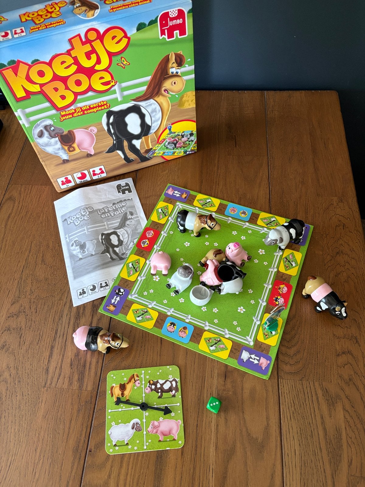 Koetje Boe spel van Jumbo, Hobby en Vrije tijd, Gezelschapsspellen | Bordspellen, Drie of vier spelers, Ophalen, Zo goed als nieuw