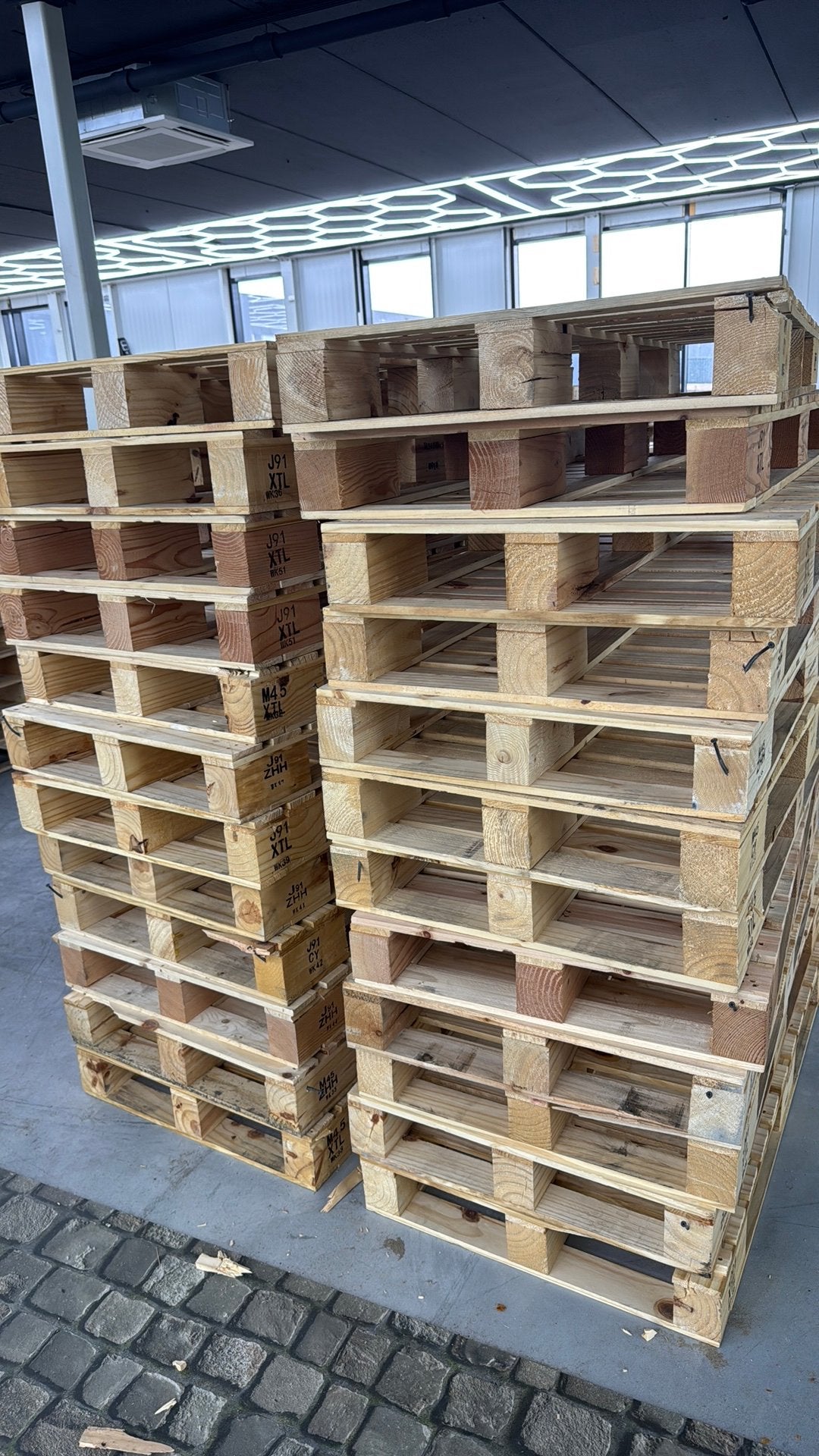 60x112 pallets, Ophalen, Zo goed als nieuw, Pallet, Minder dan 200 cm
