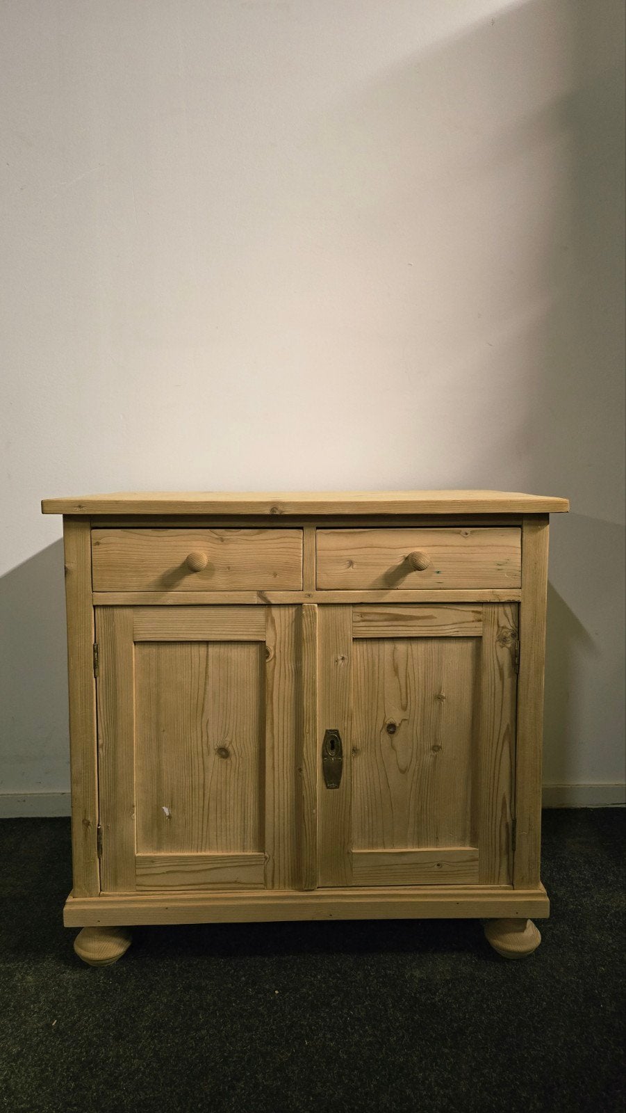 Mooie Commode/Nachtkastje Grenen Hout Gerestaureerd Antiek, Met lade(s), Zo goed als nieuw, Grenenhout, 50 tot 75 cm
