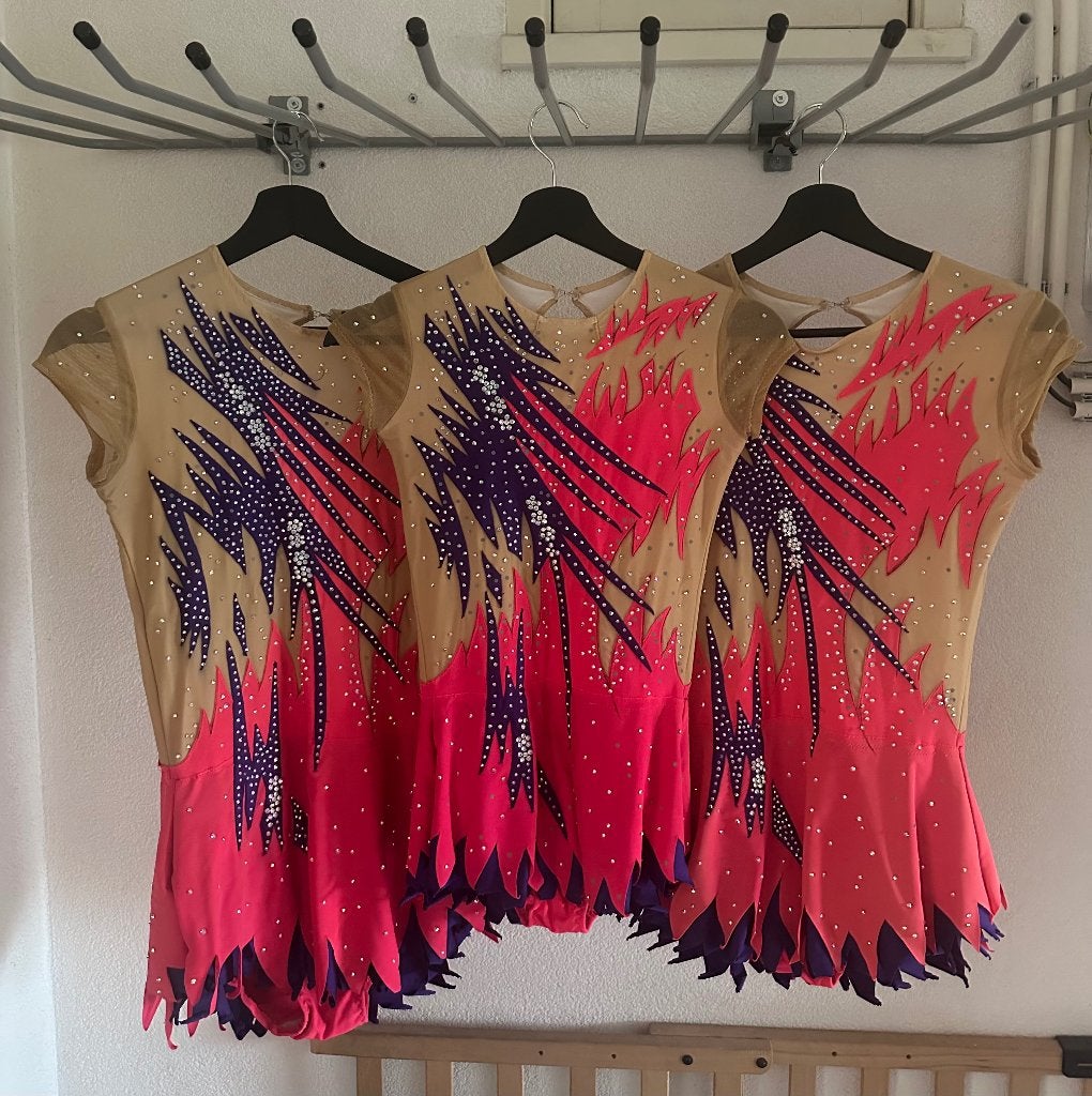Acro pakjes voor een trio te koop, Sport en Fitness, Gebruikt, Maat 36 t/m 42, Ophalen of Verzenden, Roze