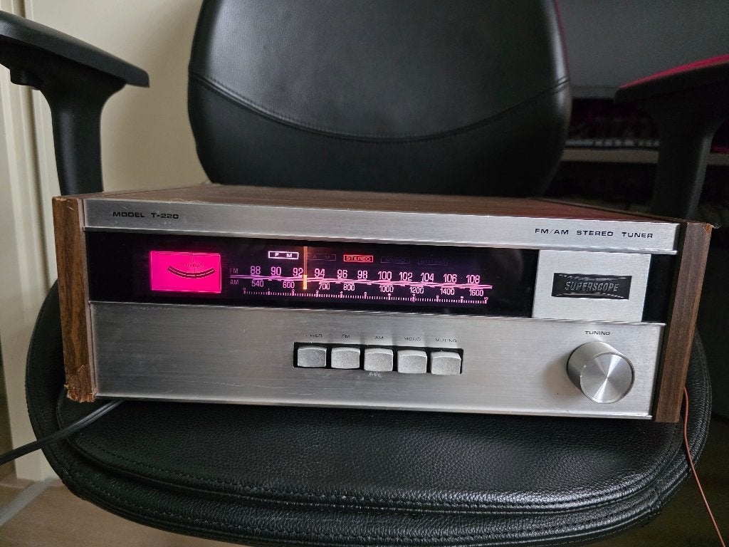 superscope tuner T-220, Ophalen of Verzenden, Gebruikt