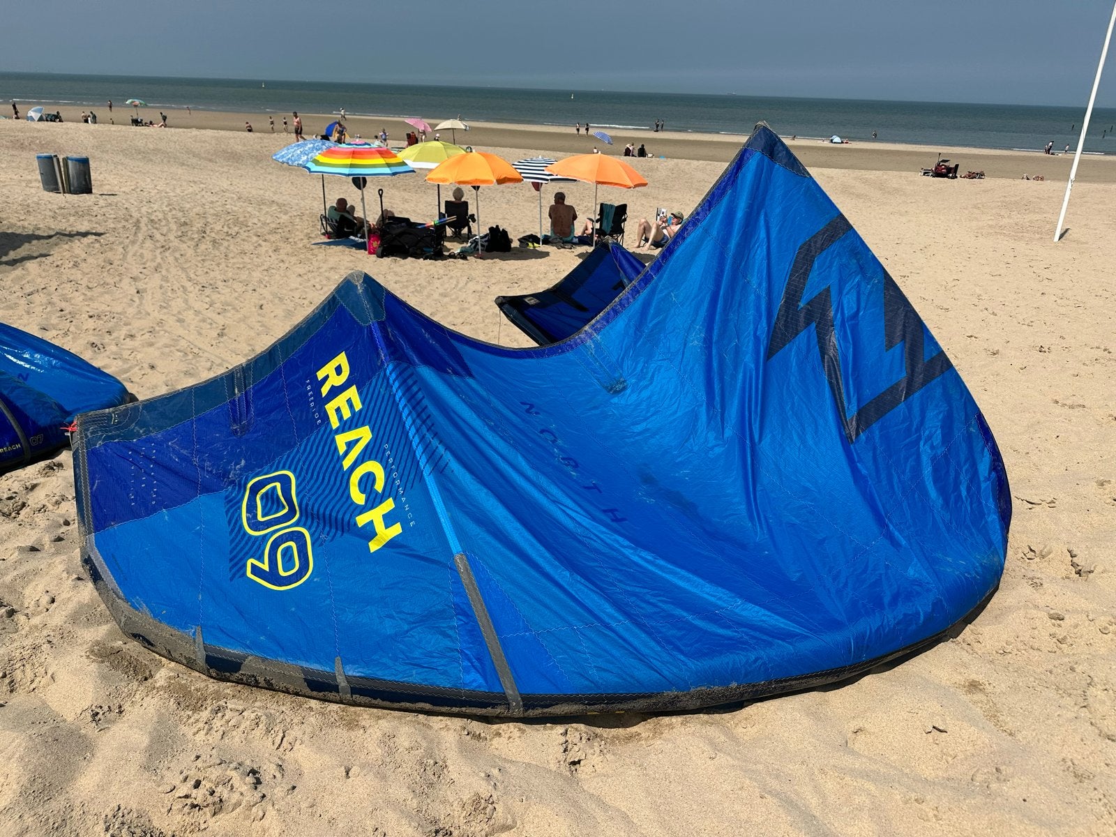 North Reach 9m² in goede conditie!, Watersport en Boten, Kitesurfen, 9 m², Geen board, Ophalen of Verzenden, Zo goed als nieuw