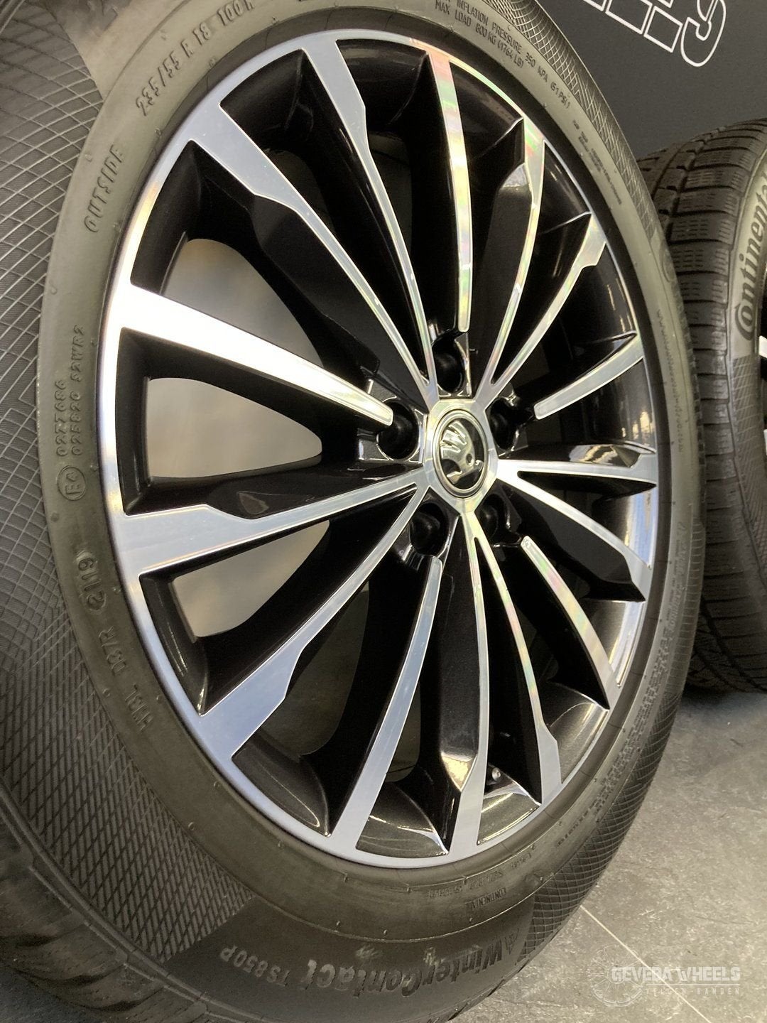 18” originele Skoda Kodiaq velgen + winterbanden 5x112   565, 18 inch, Gebruikt, -, -