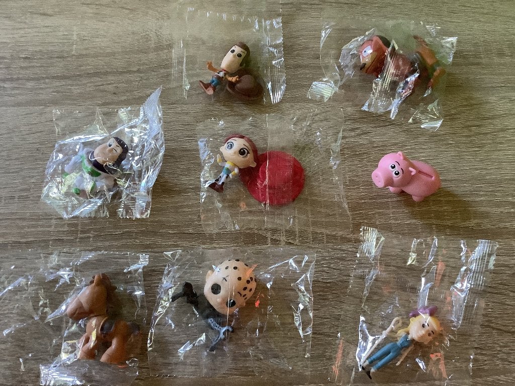 8 versch. Toy Story figuurtjes Bo Beep Slinky Dog Baby Face, Ophalen of Verzenden, Nieuw