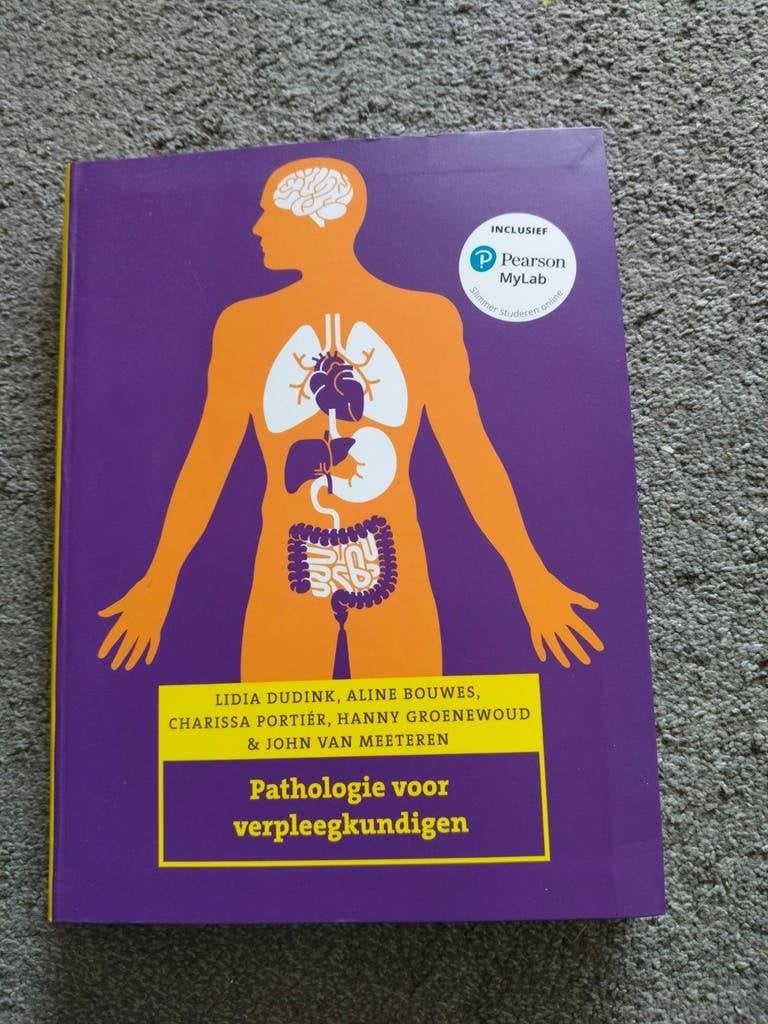 Pathologie voor verpleegkundigen - Dudink, Boeken, Lidia Dudink, Aline Bouwes, Charissa Portier, Hanny Groenewoud, Zo goed als nieuw