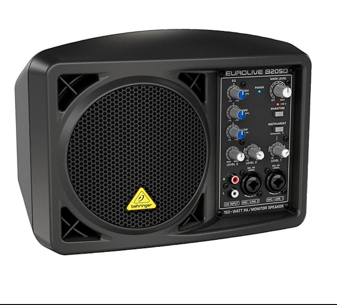 Behringer Eurolive B205D Actieve Speaker Systeem 150W, Overige merken, Studiomonitor, Gebruikt, Ophalen of Verzenden