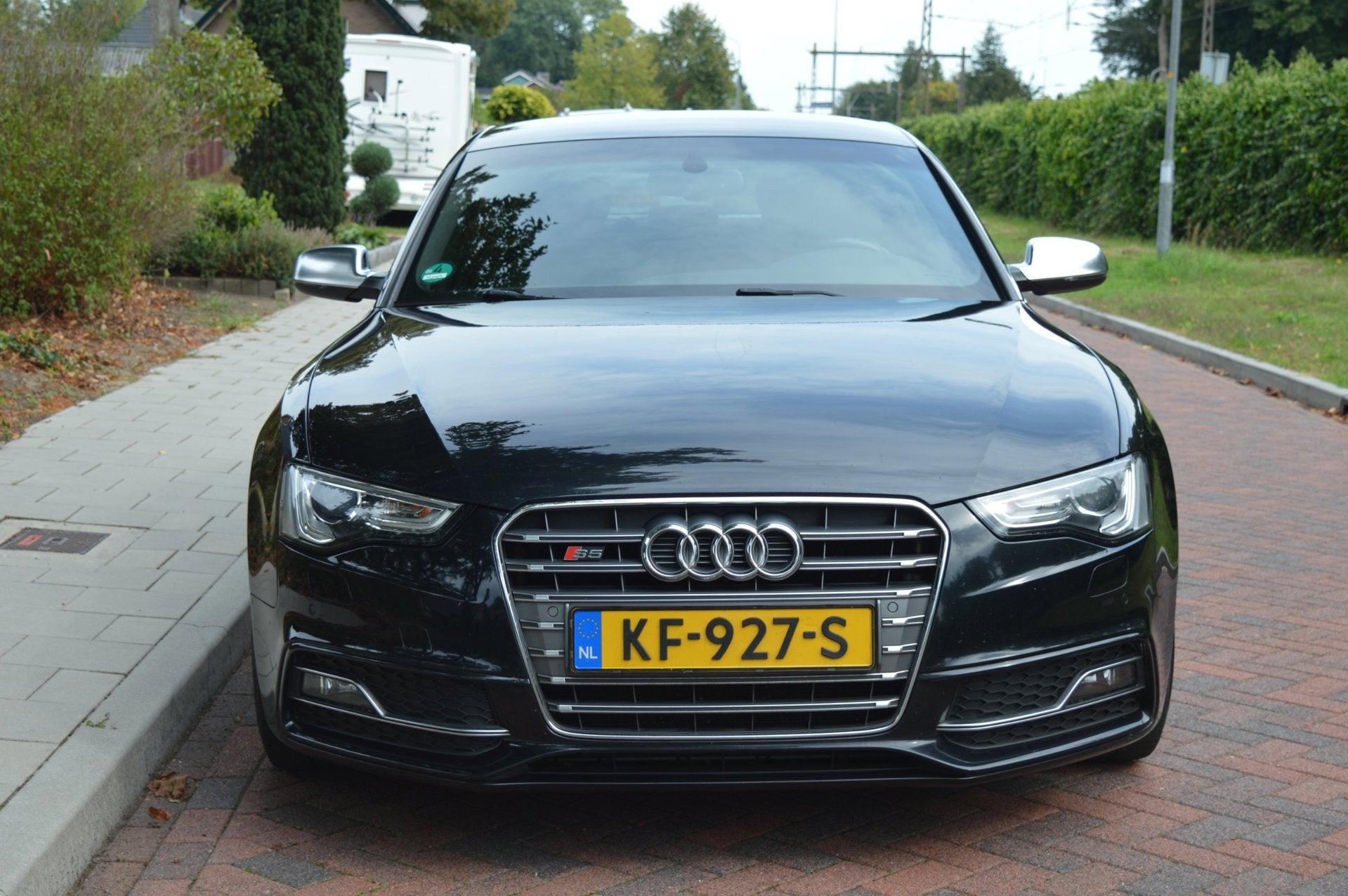 Audi A5 Sportback 3.0 TFSI S5 quattro dealer onderh/B&O, Auto's, Automaat, Gebruikt, Zwart, 4 stoelen