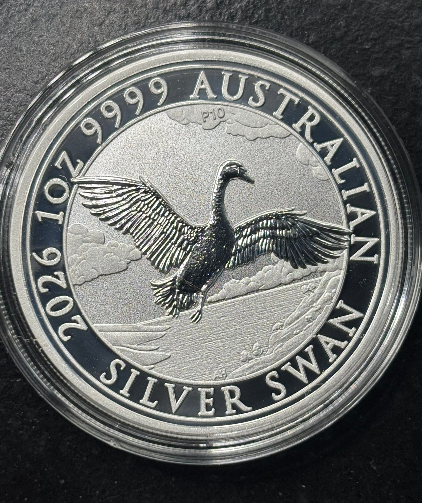 1oz Swan 2026  .9999 zilveren munt perth mint, Ophalen of Verzenden, Goud
