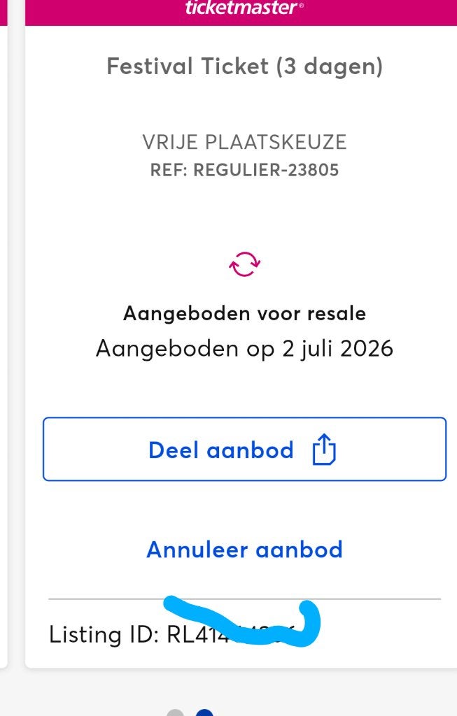 Festival tickets, Tickets en Kaartjes, Twee personen