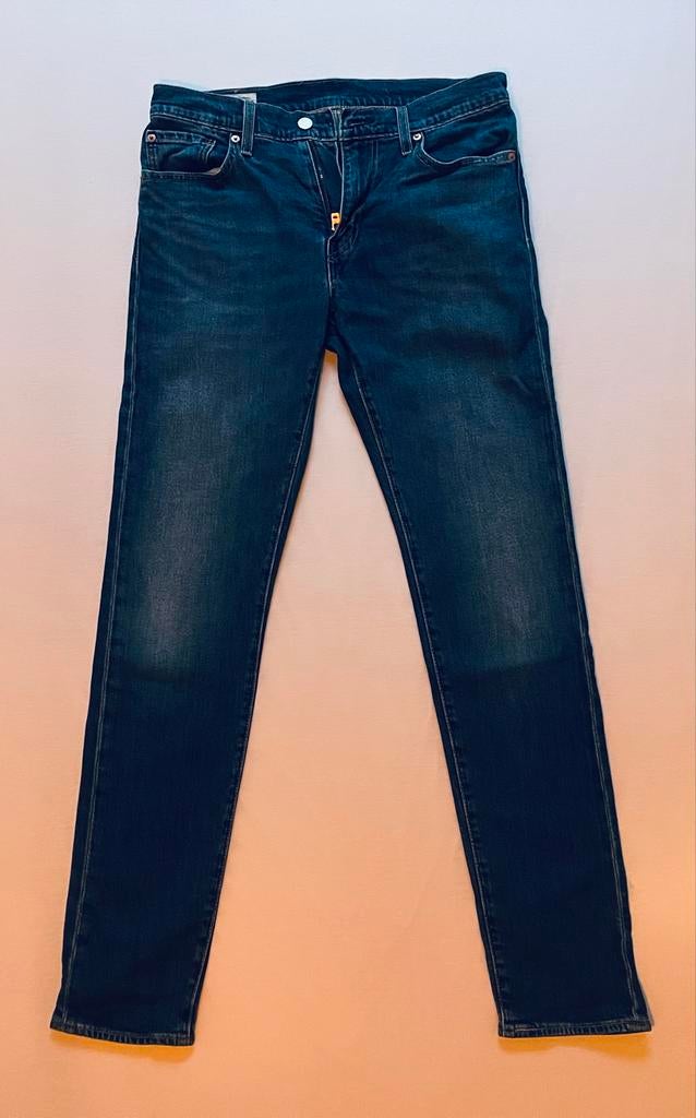 Levi's 512 Slim Taper Jeans - Donkerblauw, Ophalen of Verzenden, Gedragen, Blauw, W32 (confectie 46) of kleiner