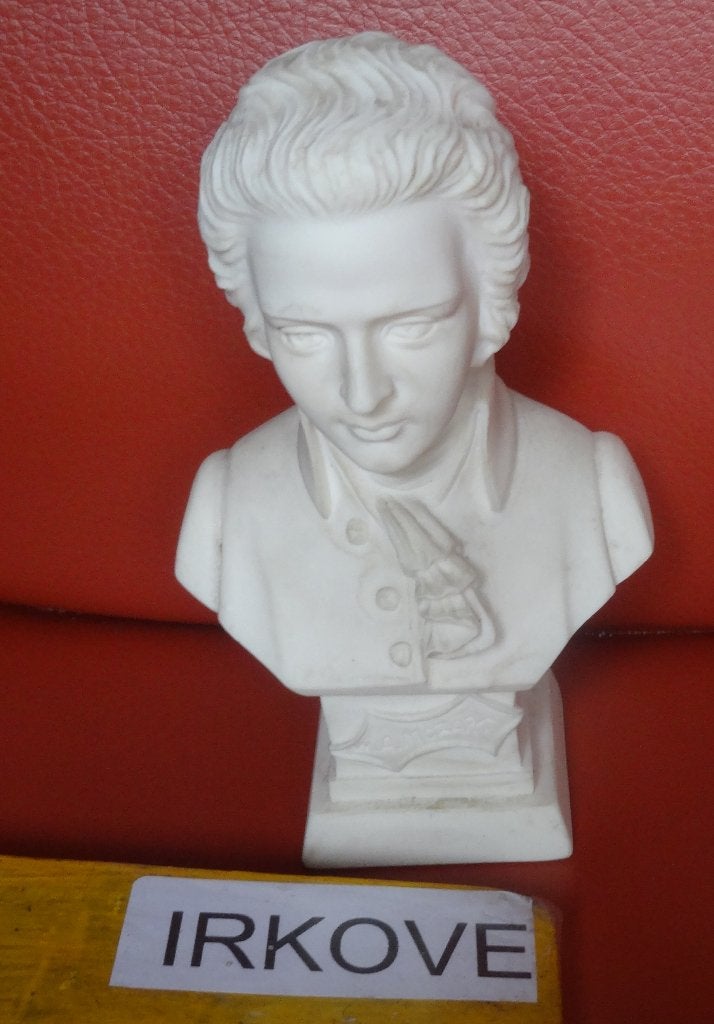 BUSTE VAN MOZART * Gesigneerd *, Verzamelen, Beelden en Beeldjes, Verzenden, Zo goed als nieuw, Mens