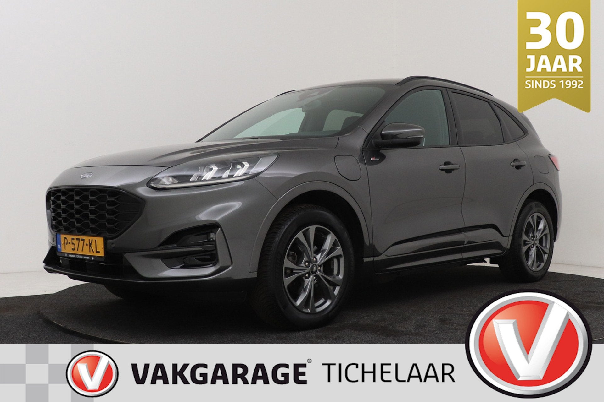 Ford Kuga 2.5 PHEV Titanium X ST-Line | Org NL | CarPlay | D, Auto's, Gebruikt, 4 cilinders, Verwarmde buitenspiegels, Bedrijf