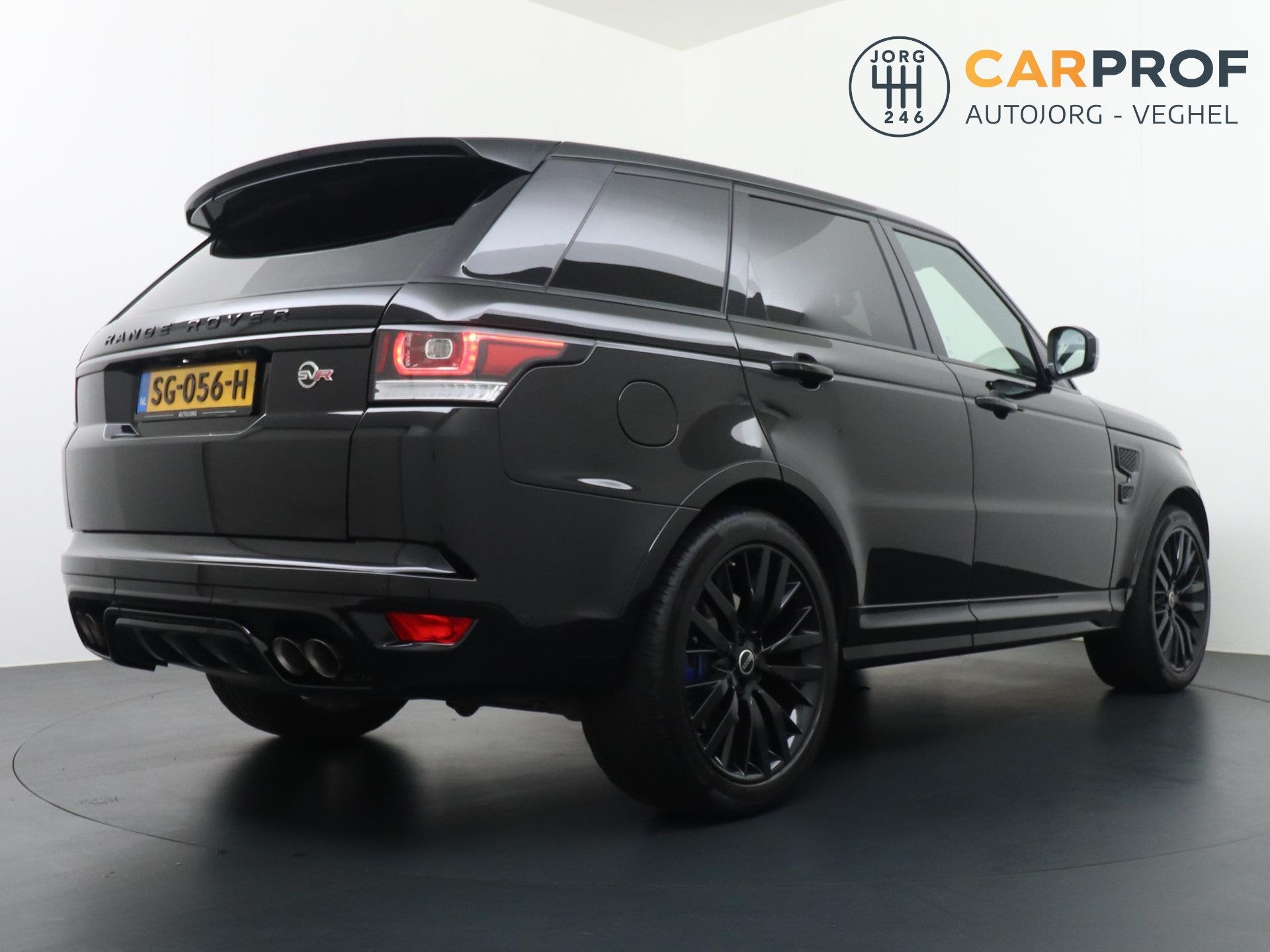 Land Rover Range Rover Sport 5.0 SVR 550 PK ! | Panorama Dak, Automaat, 3000 kg, Zwart, Bedrijf
