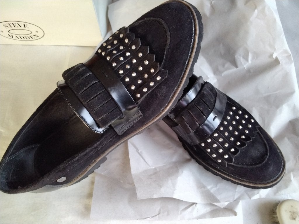 schoenen No Stress dames Zwarte Leren Schonen 40, Ophalen, Zwart, Sneakers of Gympen, Zo goed als nieuw