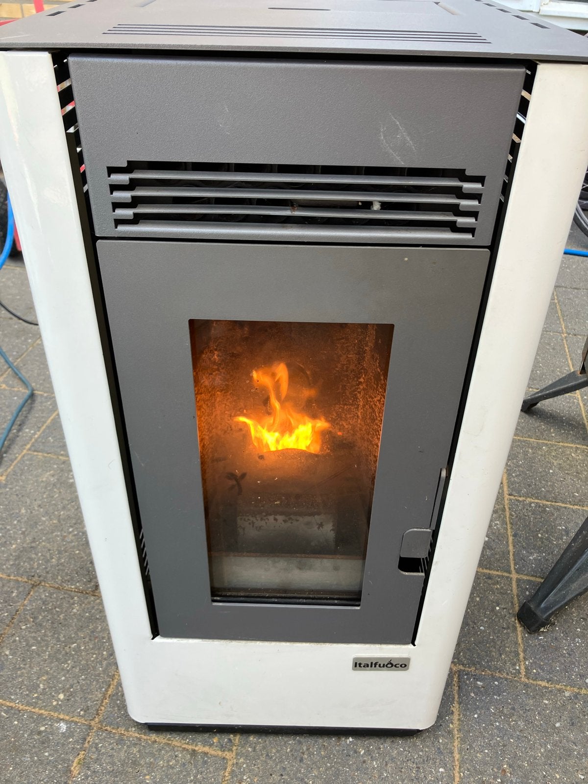 Italfuoco Pelletkachel - Efficiënte en sfeervolle verwarming, Ophalen of Verzenden, Gebruikt, Vrijstaande haard, Overige soorten