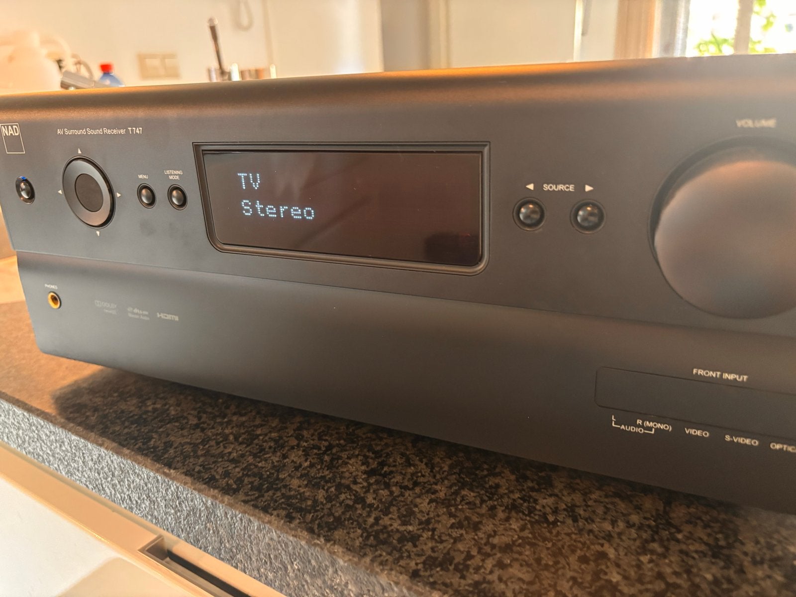 NAD T747 AV Receiver Dolby TrueHD DTS HD HDMI, Audio, Tv en Foto, Overige merken, Ophalen of Verzenden, Zo goed als nieuw, 120 watt of meer