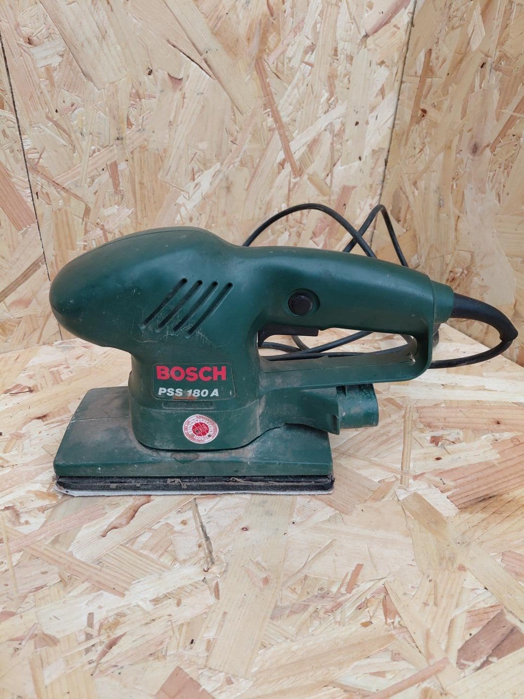 Bosch PSS 180 A vlakschuurmachine, Ophalen, Gebruikt, Minder dan 600 watt, Vlakschuurmachine