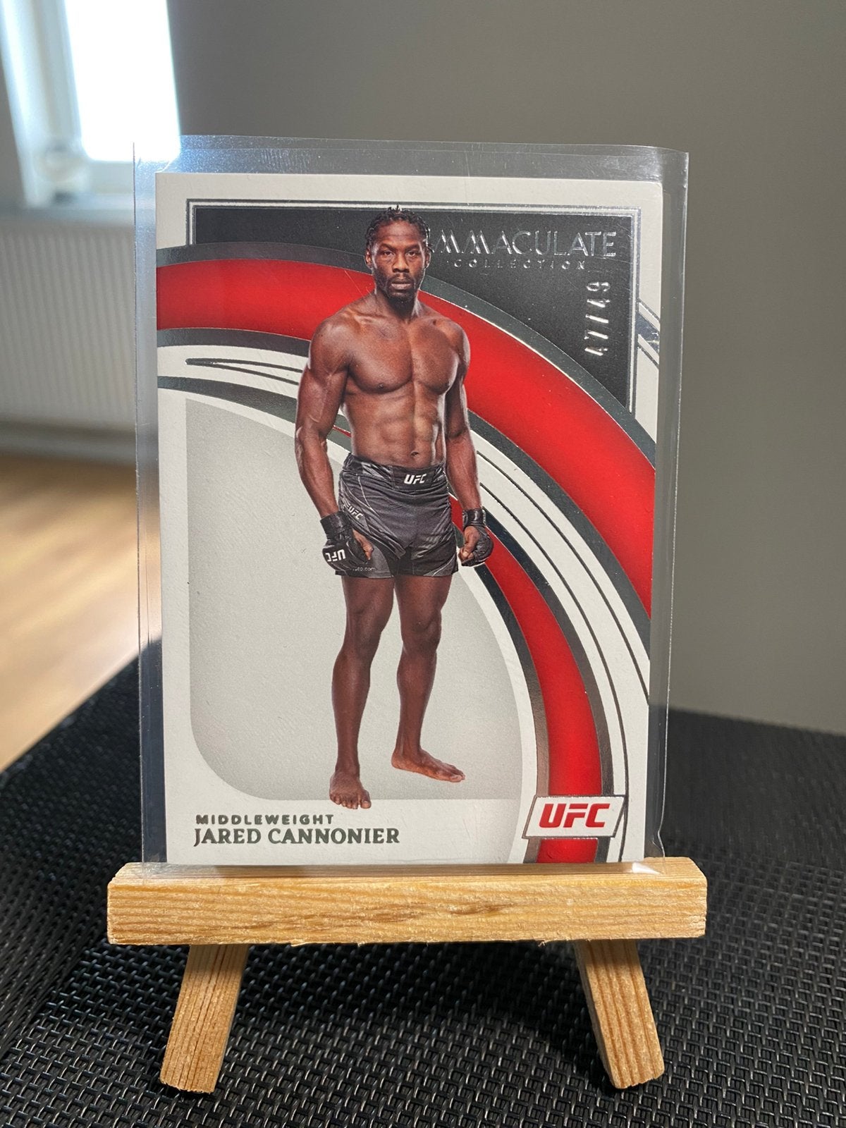 UFC, Jared Cannonier /49 Middleweight Panini Immaculate 2022, Ophalen of Verzenden, Nieuw, Plaatje