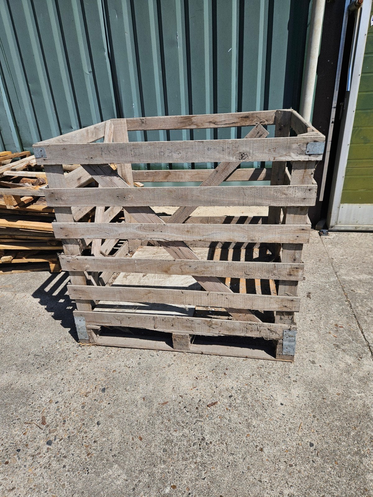 Houten pallet bak, Gebruikt, 100 cm of meer, 60 cm of meer, Bak of Kist