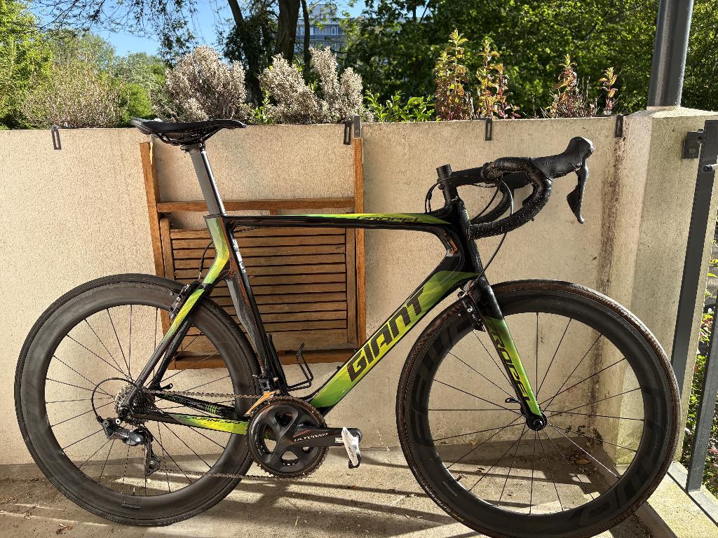 Giant Propel Advanced- L - Ultegra - FFWD, Ophalen, Carbon, Giant, Zo goed als nieuw