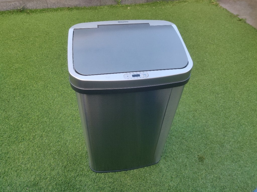 Vuilnisbak met sensor - 60 liter - RVS, Huis en Inrichting, Woonaccessoires | Prullenbakken, Gebruikt, Rvs, 50 – 75, 40 liter of meer