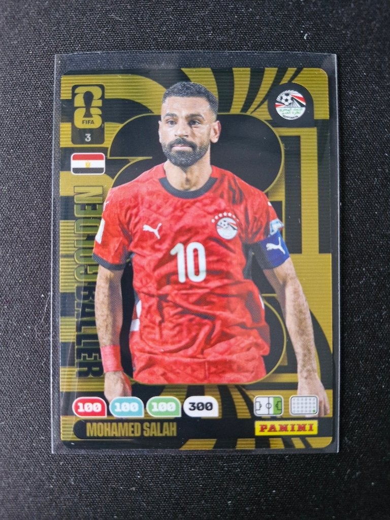 Golden Baller Mohamed Salah - Panini Adrenalyn XL WK 2026, Ophalen of Verzenden, Zo goed als nieuw, Plaatje