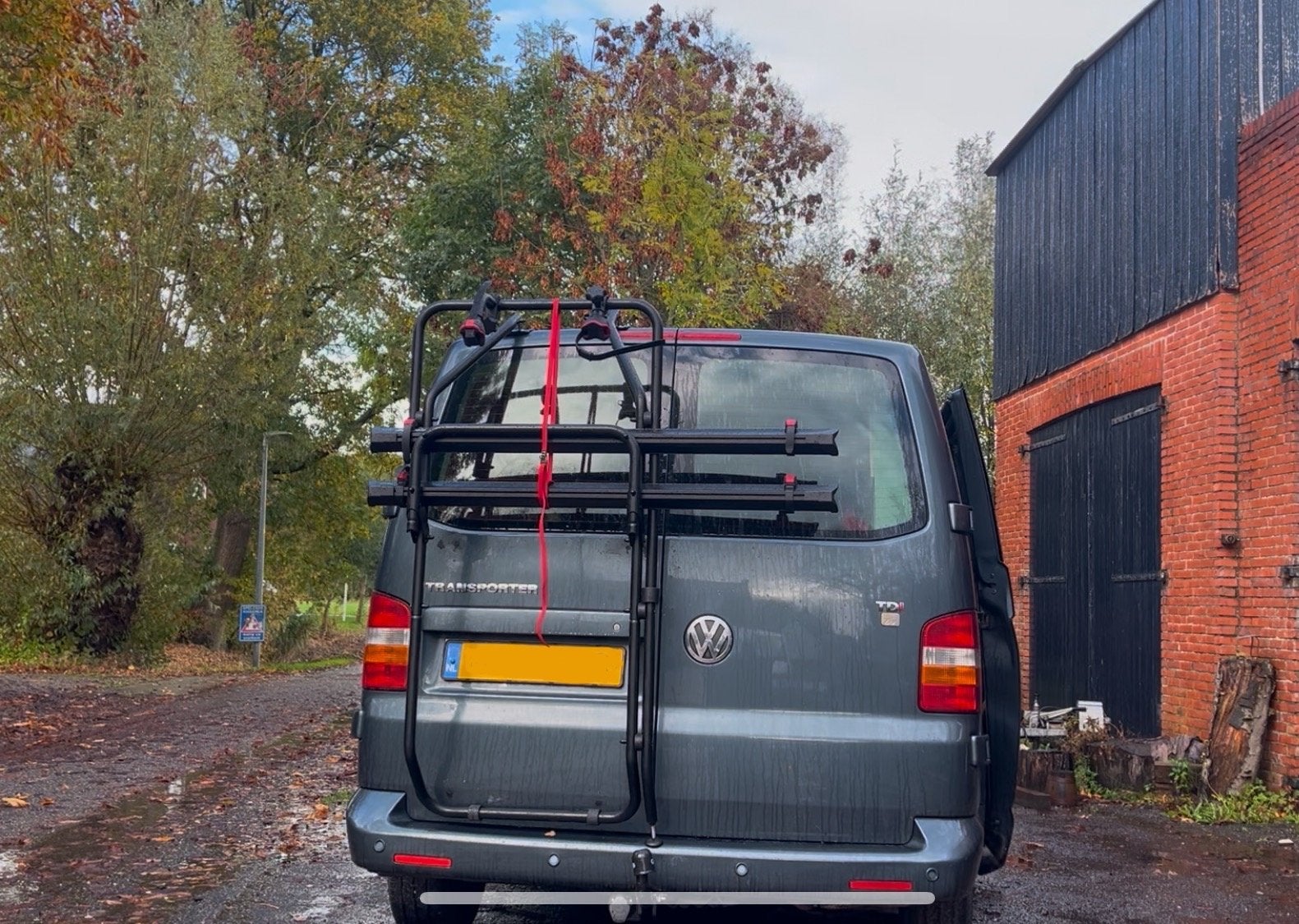 FIAMMA CARRY BIKE VW T5D - Nieuwe fietsendrager, Ophalen, 2 fietsen, Nieuw, Achterklepdrager