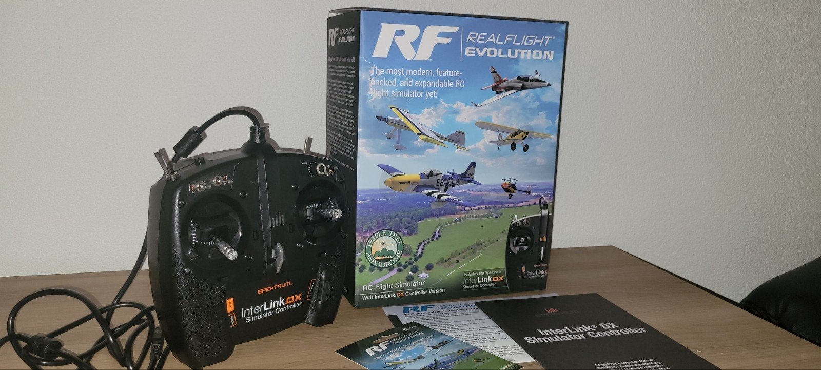 RF Flight Simulator, met Spectrum zender., 1 speler, Ophalen of Verzenden, Zo goed als nieuw, Overige modellen