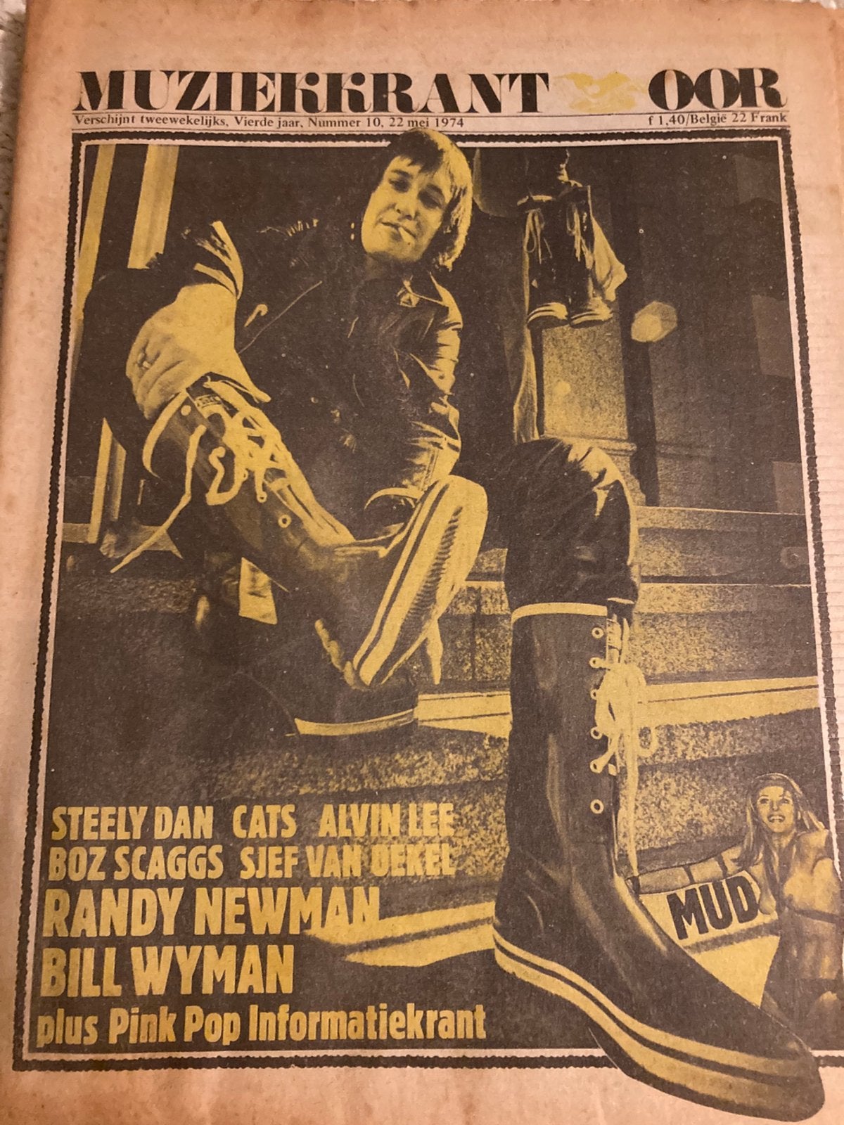 Muziekkrant OOR 1974 CATS Alvin Lee STEELY DAN Patricia Paay, Ophalen of Verzenden, Muziek, Film of Tv