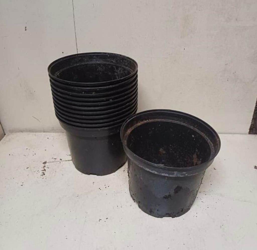 Kweekpotten plantenpotten bloempotten 5 liter, Kunststof, Gebruikt, Rond, Ophalen of Verzenden