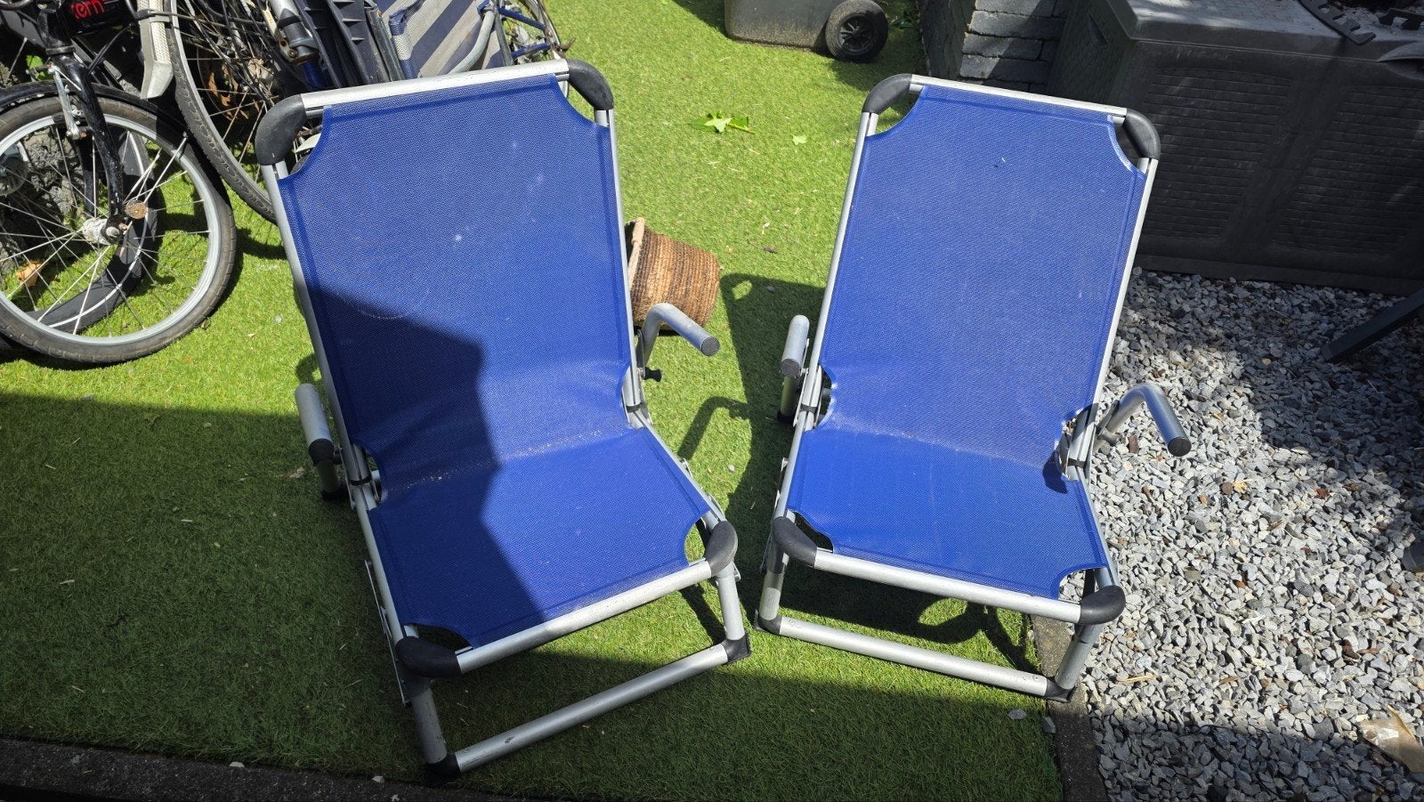 2 strandstoelen, Ophalen, Gebruikt, Campingstoel
