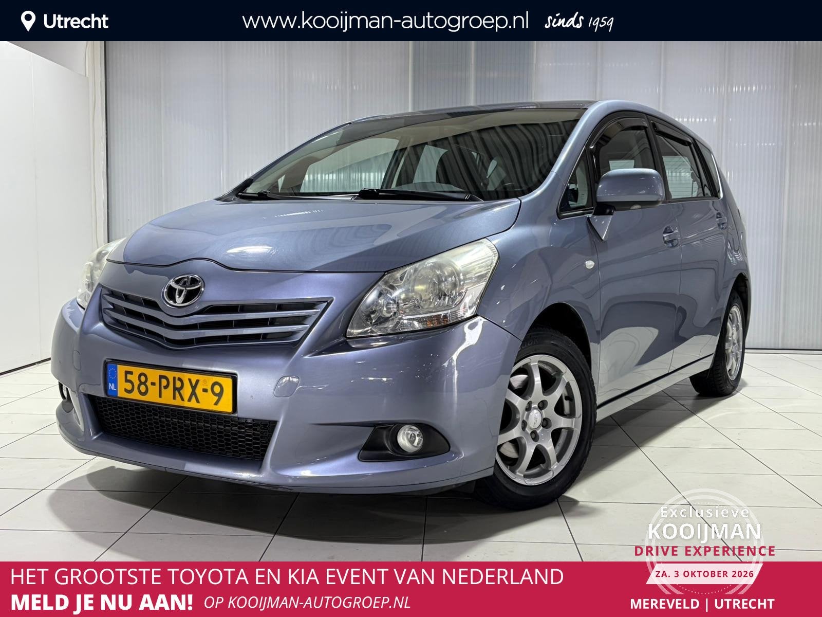 Toyota Verso 1.8 VVT-i Business 7p. 7 Persoons Automaat, Tre, Auto's, Gebruikt, 4 cilinders, Blauw, 7 stoelen