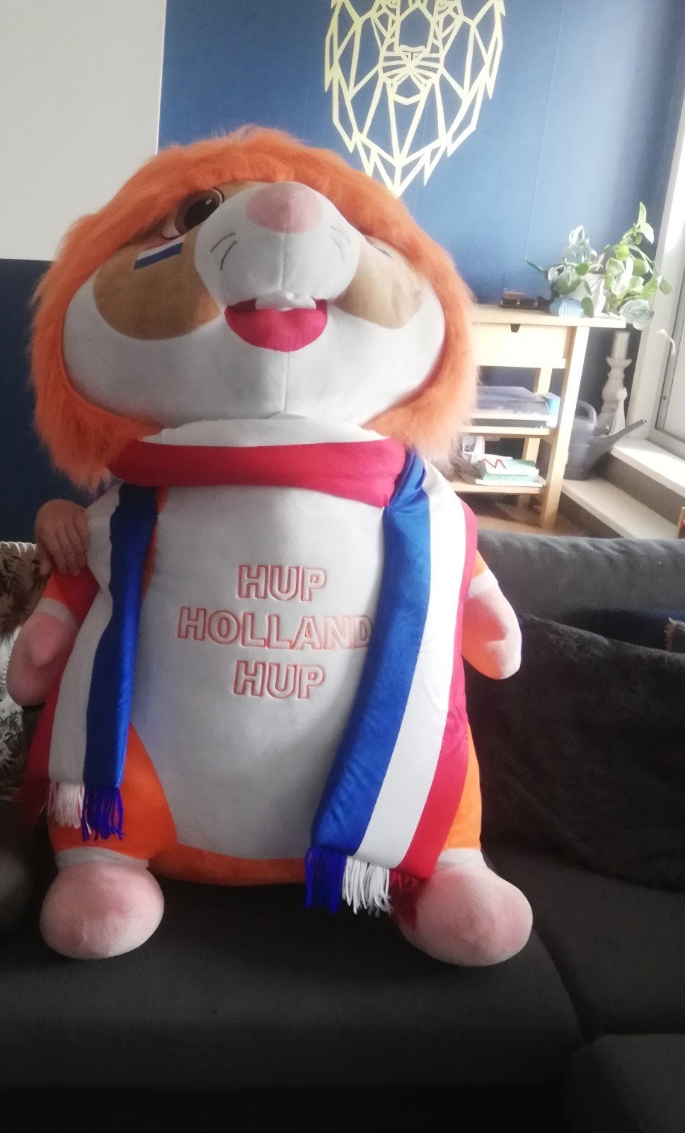 Oranje XXL hamster, Ophalen of Verzenden