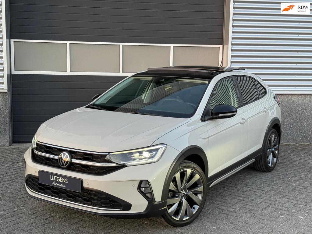 Volkswagen Taigo 1.0 TSI Pano IQ Leder Camera 18 Inch, Voorwielaandrijving, Gebruikt, Zwart, Origineel Nederlands