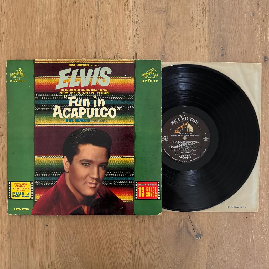 Elvis LP - Fun In Acapulco - USA 1963, Cd's en Dvd's, Vinyl | Rock, Ophalen of Verzenden, Gebruikt, 12 inch, Poprock