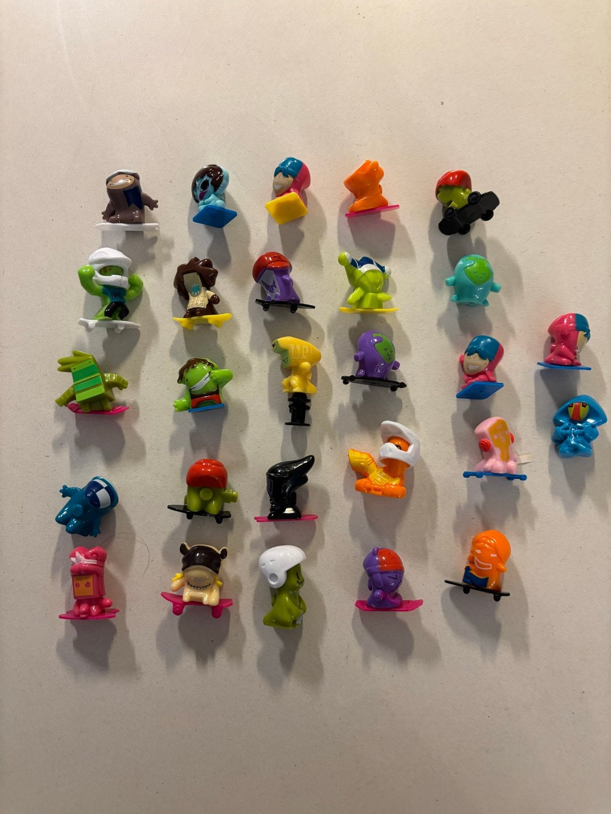 Gogo's C1000 Crazy Bones Skateboard Serie - Collectie 27 st!, Ophalen of Verzenden, Zo goed als nieuw