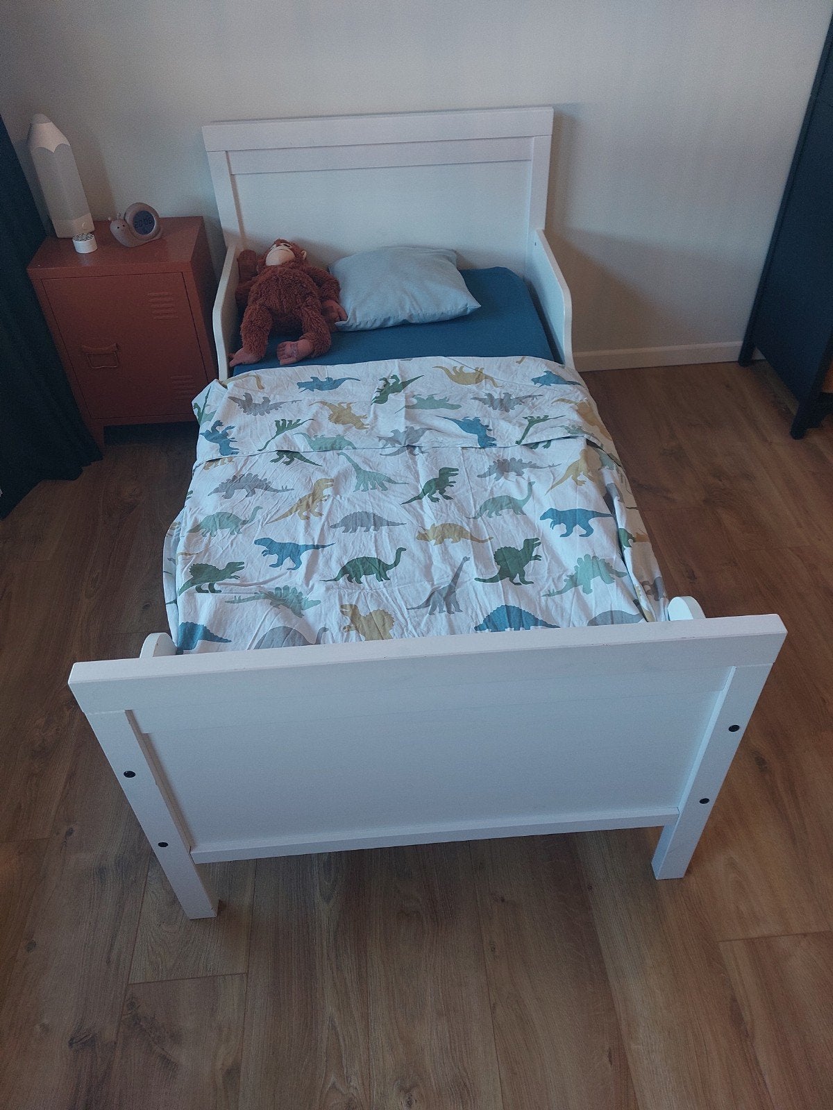 IKEA Sundvik meegroeibed met Ömsint matras, Ophalen, 70 tot 85 cm, Zo goed als nieuw, Matras