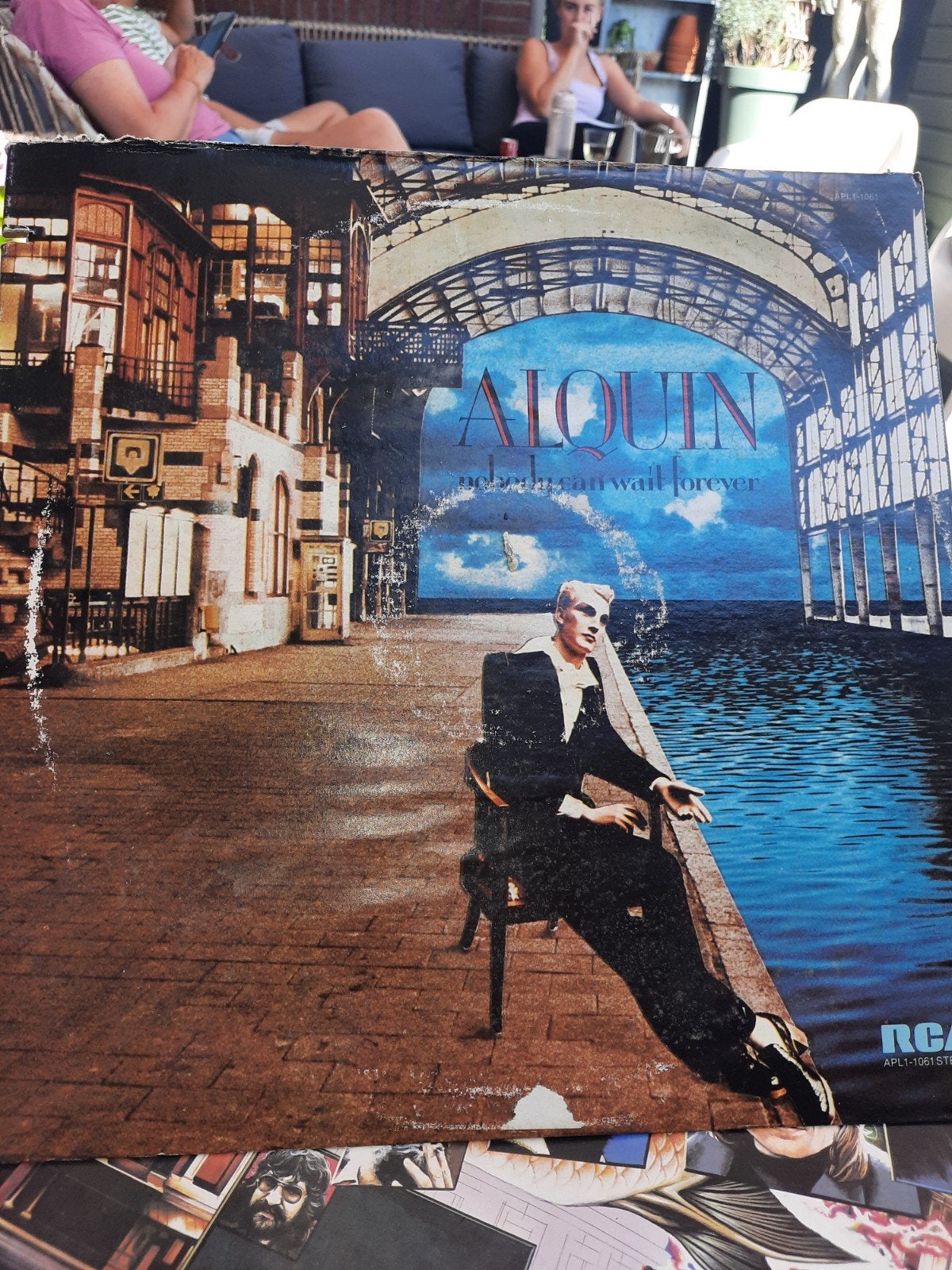 Alquin - Nobody Can Wait Forever LP (1975), LP, Rock, Gebruikt, Ophalen of Verzenden