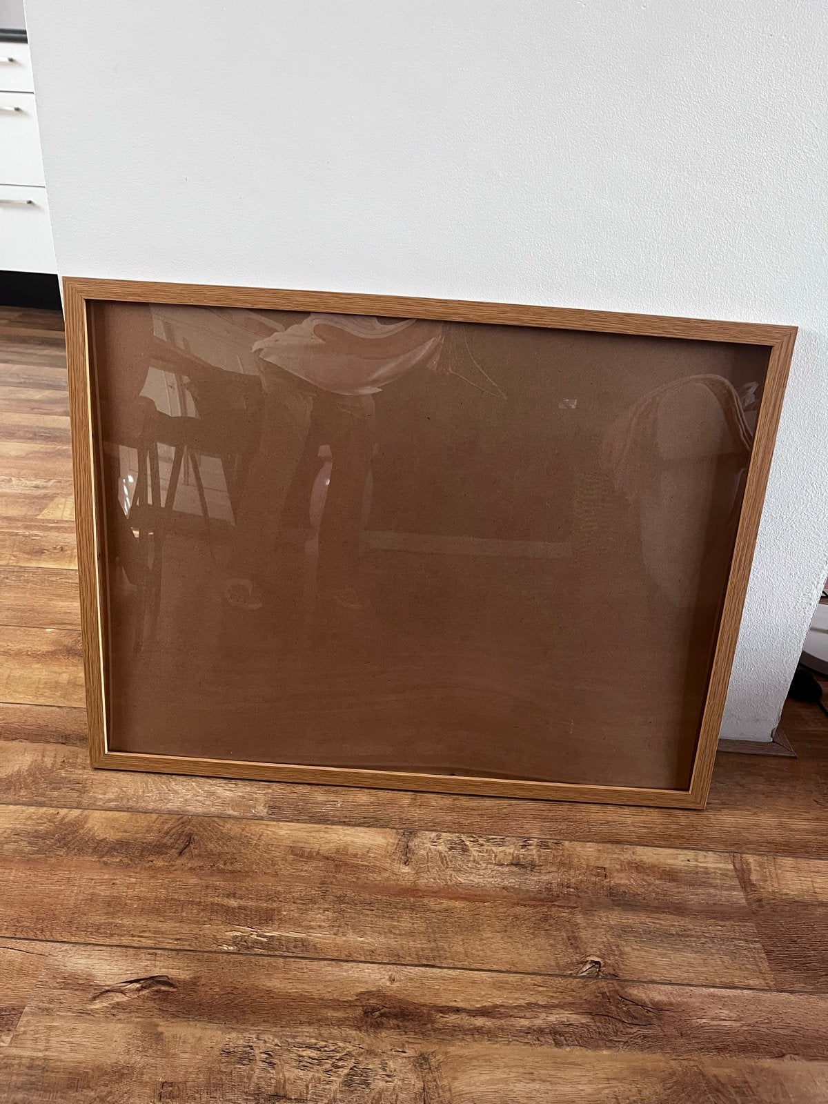 Nieuwe fotolijst 60x80 cm, Huis en Inrichting, Woonaccessoires | Lijsten, Ophalen, Bruin, Nieuw, Fotolijst