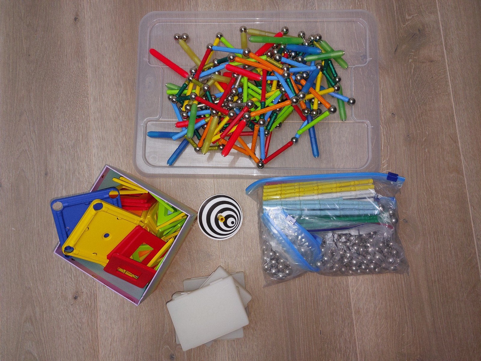 geomag magneetjes, Ophalen, Gebruikt