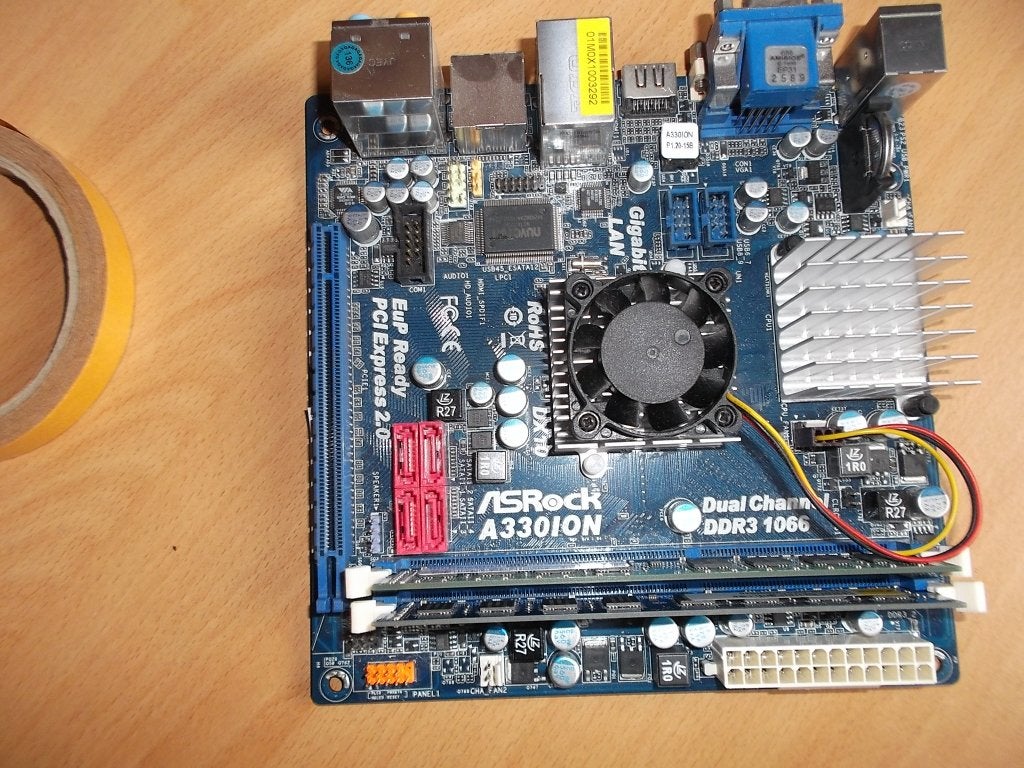 ITX moederbord, Computers en Software, Moederborden, Ophalen, Gebruikt, DDR3, Socket 775