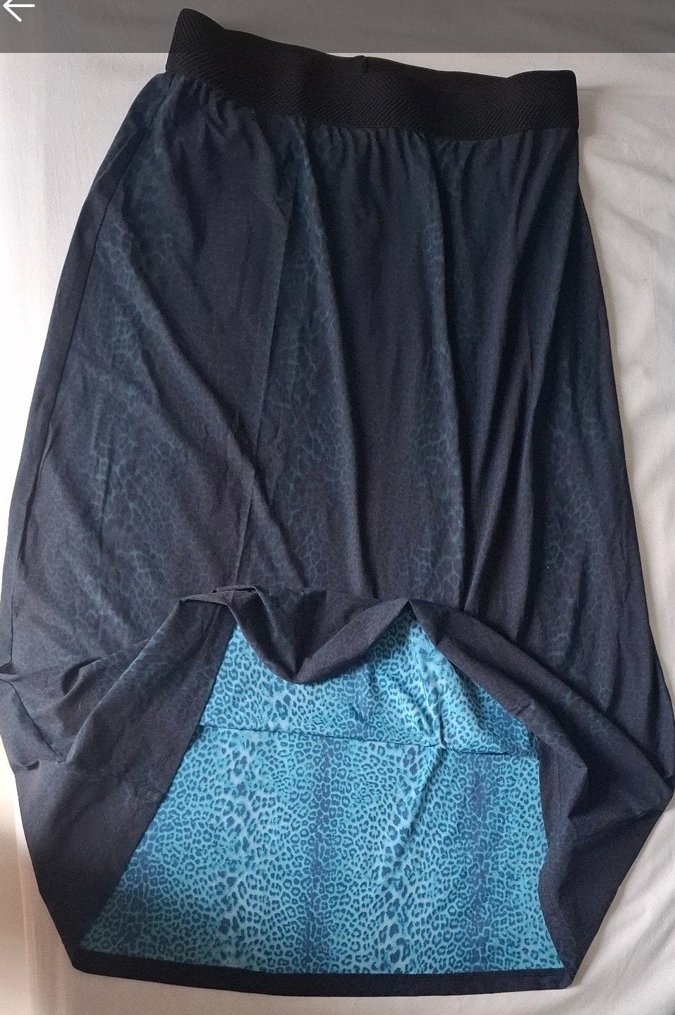 Studio Anneloes Donkerblauwe rok met dierenprint, maat M, Kleding | Dames, Rokken, Maat 38/40 (M), Blauw, Ophalen of Verzenden