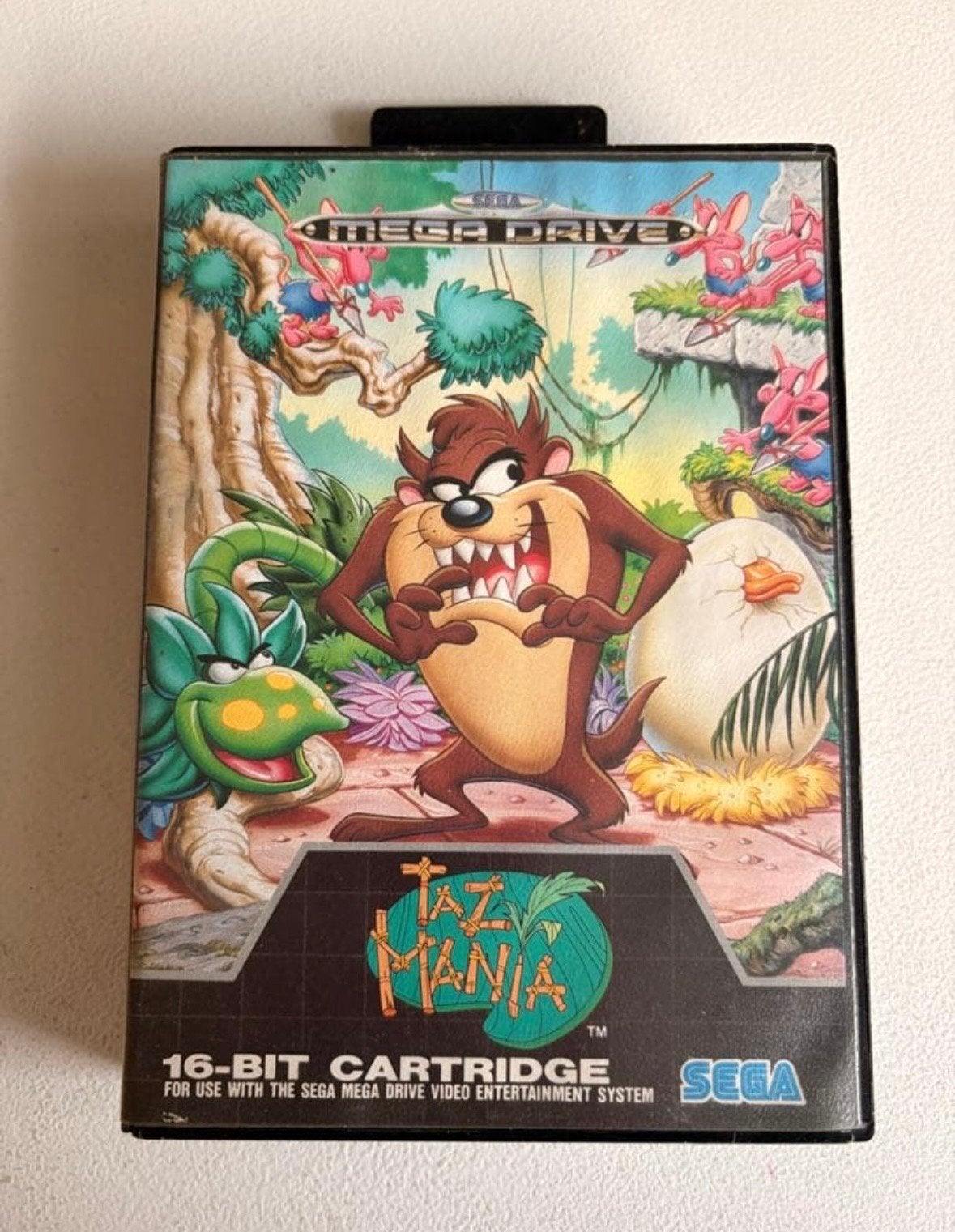Tas Mania Sega Mega Drive in doosje, Gebruikt, 1 speler, Ophalen of Verzenden, Vanaf 3 jaar