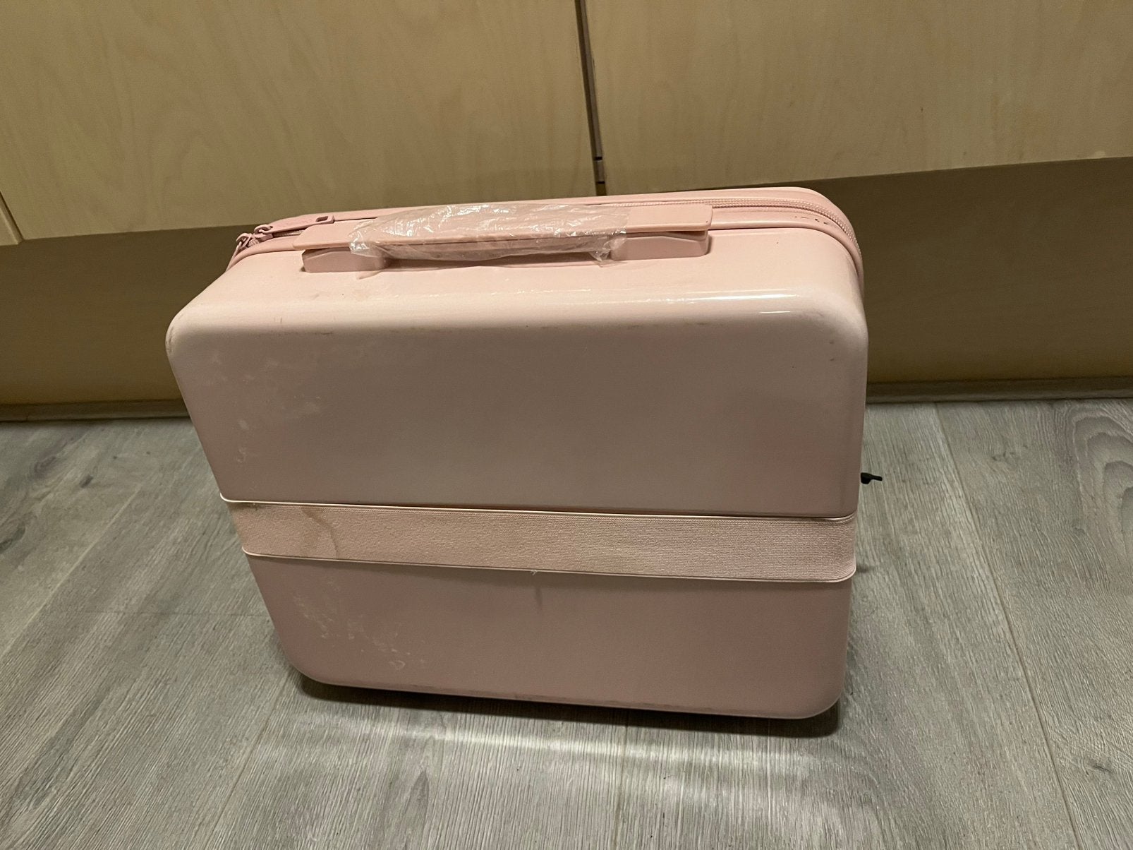 Make up koffer roze, Sieraden, Tassen en Uiterlijk, Hard kunststof, Minder dan 50 cm, Ophalen of Verzenden, Zo goed als nieuw